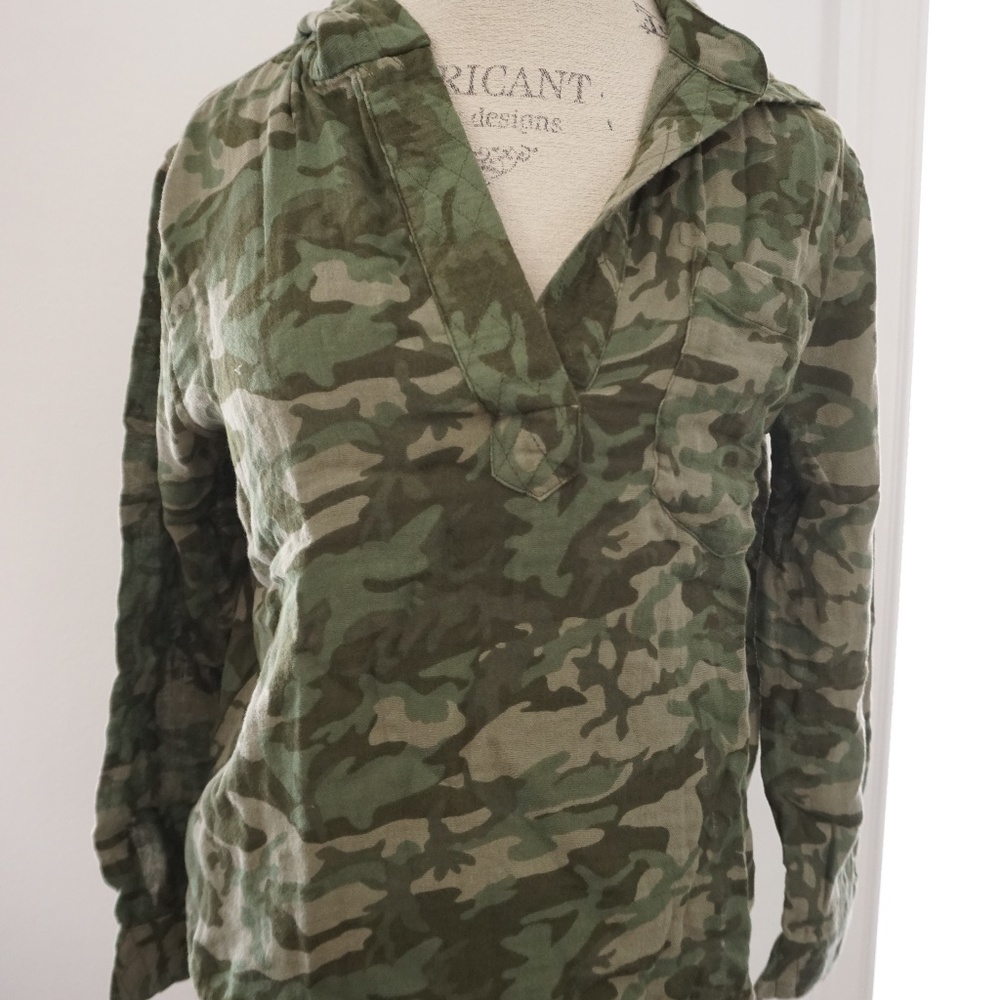 We Are Sundays BROWNE Camouflage Hooded Top
